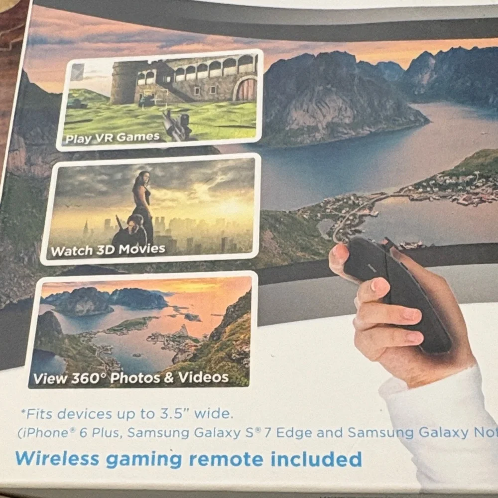 Hype Cynoculars Black VR Headset with Remote